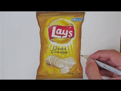 Realistic Lays Chips Bag (Speed Drawing) - YouTube