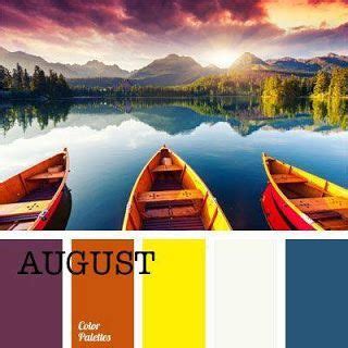 August colour week | Color balance, House color palettes, Color palette