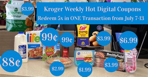 Last Day! Kroger Weekly Hot Digital Coupons | Redeem 5x in ONE ...