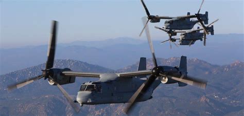 UPDATE: USMC Osprey crashed in California desert, five onboard confirmed dead - Aerotech News ...