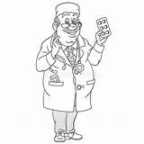 Medicine Coloring Page sketch template