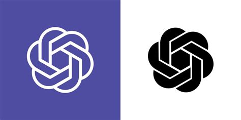 openAi logo in two different style 20547128 Vector Art at Vecteezy