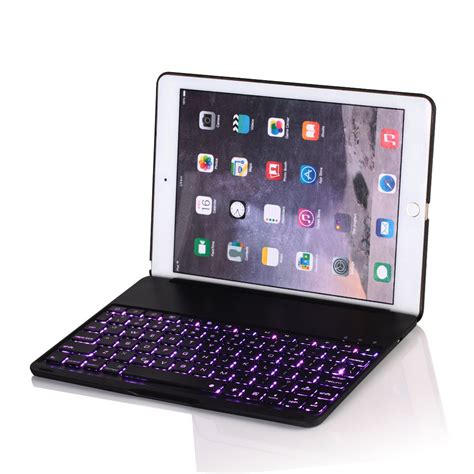 iPad 6th Gen 2018 Backlit 7 Colour Bluetooth Keyboard Case