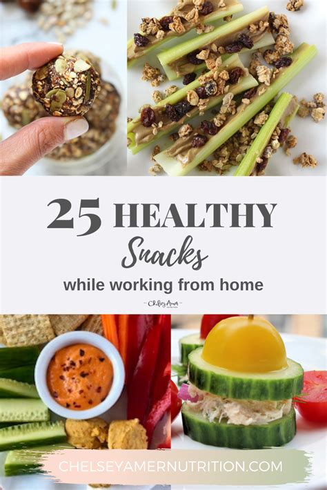 25 Healthy Snacks While Working From Home - Chelsey Amer