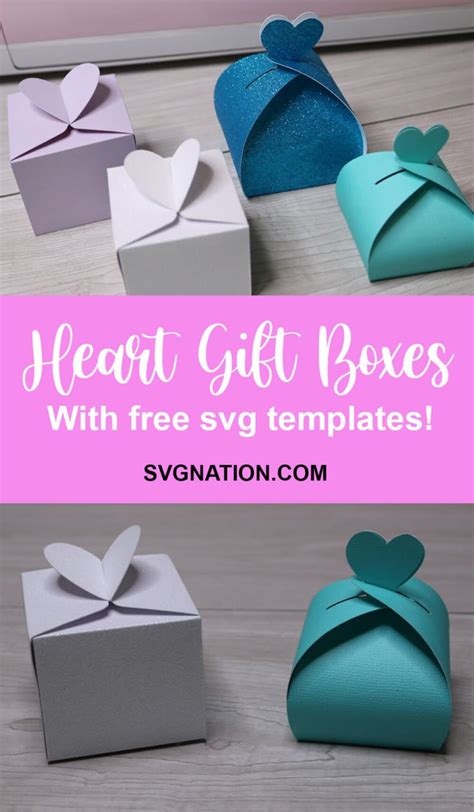 Heart Box SVG - Cricut Box Template