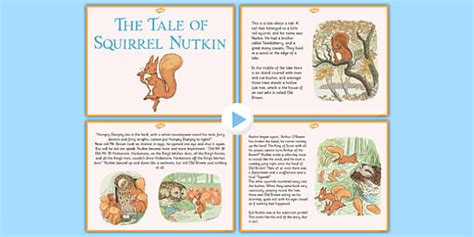 The Tale of Squirrel Nutkin PowerPoint - squirrel nutkin