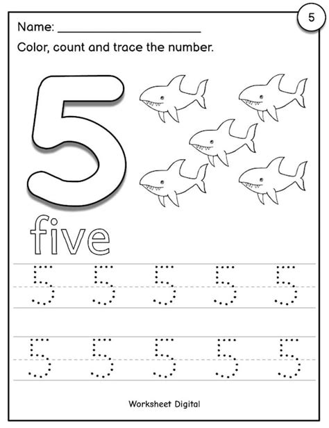 Numbers to 10 - Worksheets Library