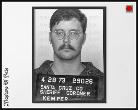 Edmund Kemper Mugshot Poster True Crime REMASTERED 81 MUG - Etsy Australia