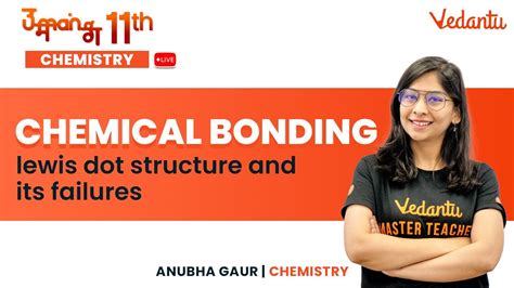 Chemical Bonding | lewis dot structure and its failures |Umang-11 | Anubha Ma'am | Vedantu Math ...