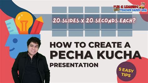 HOW TO CREATE A PECHA KUCHA PRESENTATION | WITH SAMPLE - YouTube