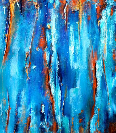 Texture Blue Abstract X - Art Studio s999art