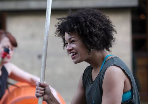 The cast of Stomp! Perform outside the Newcastle Theatre Royal ahead of ...