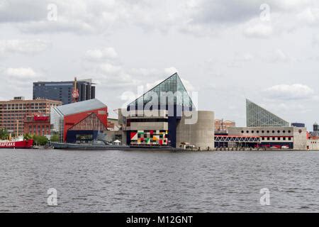 The National Aquarium viewed across the Baltimore Inner Harbor ...