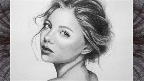 Drawing and Shading a Portrait - YouTube