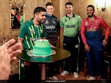 Babar Azam Presented With Birthday Cake During ICC Captains' Day Ahead Of T20 World Cup. See ...