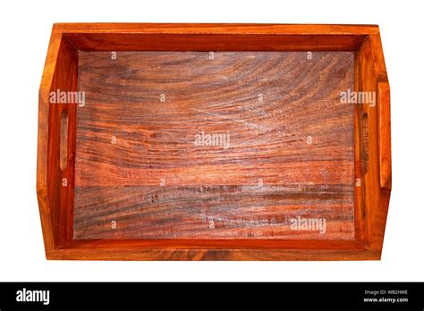 Rectangular tray made from dark textured wood Stock Photo - Alamy