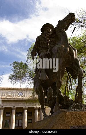 Monument to Teddy Roosevelts Rough Riders and Captain William Bucky ONeillat the Yavapai County ...