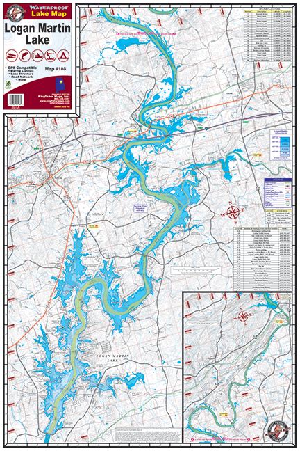 Logan Martin Lake #108 – Kingfisher Maps, Inc.