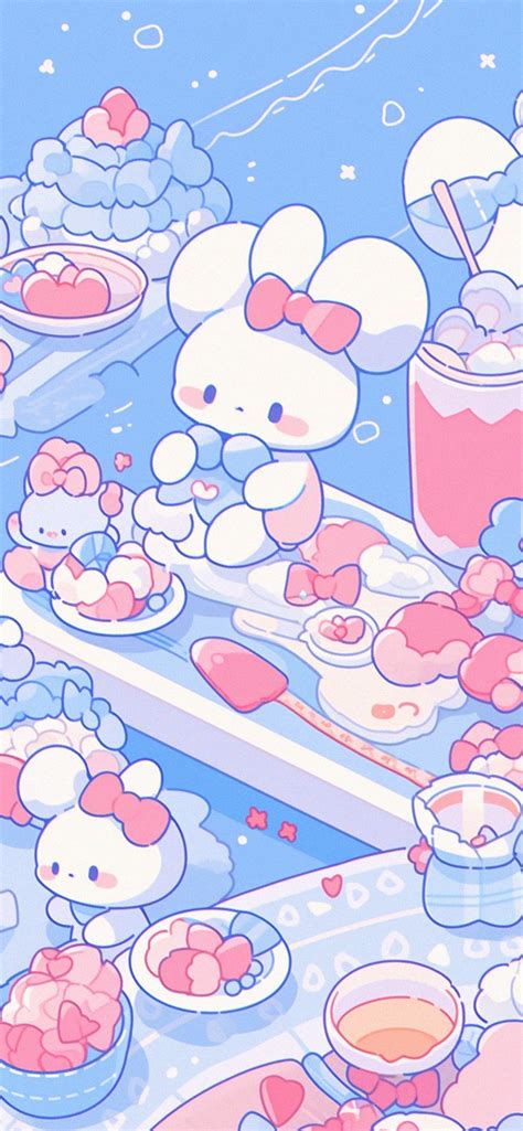 Sanrio Cinnamoroll Cute Art Wallpapers - Aesthetic Sanrio Wallpaper