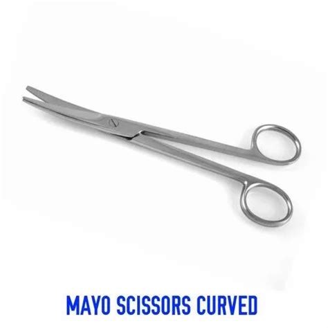 Meditech global Stainless Steel Mayo Curved Scissors, For Hospital, Size/Dimension: 8 Inch at Rs ...