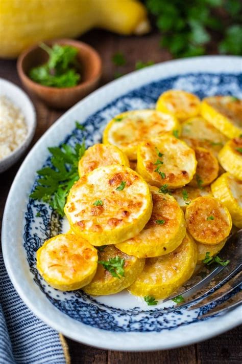 Roasted Yellow Squash {3 Ingredients!} - The Seasoned Mom