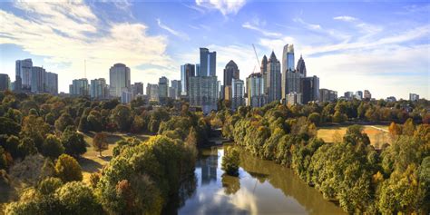 Piedmont Park Aerial - Douglas Stratton Fine Art Travel Photography