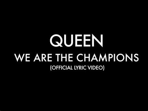 We Are The Champions Lyrics - Queen - All Song Lyrics