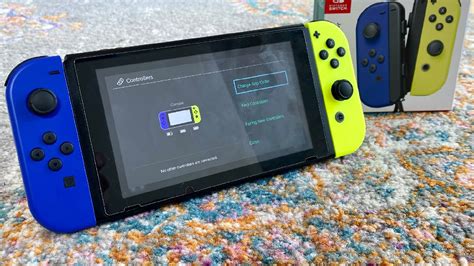 Unboxing Nintendo Switch Joy-Con Blue/Neon Yellow Set - YouTube