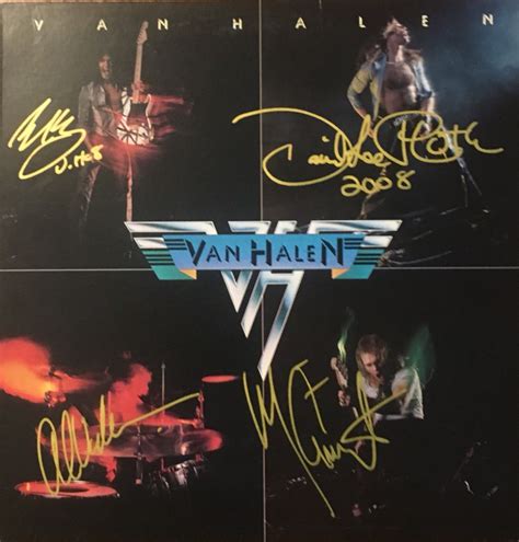 Signed VAN HALEN 1st Album selling more than 10 million copies in the ...