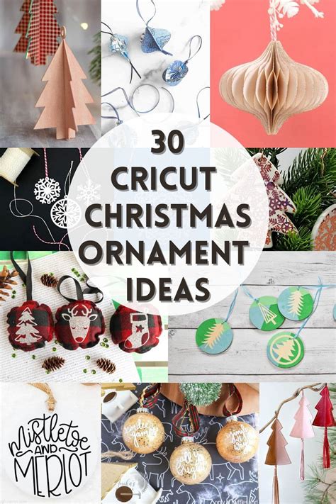 30 Creative Cricut Christmas Ornaments - Anika's DIY Life