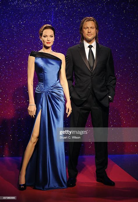 Madame Tussauds unveil new wax figures for Brad Pitt and Angelina ...