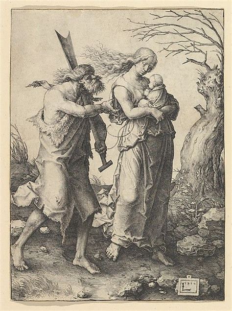 Adam and Eve after the Expulsion, Lucas Van Leyden, 1510 | Albrecht ...