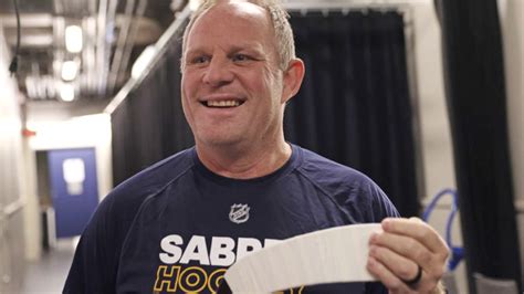 Sabres broadcaster Rob Ray takes puck to the face, doesn’t stop him ...