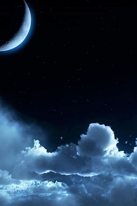 Cloudy Moon iPhone Wallpaper Download - find more free iPhone 5 Wallpapers on www.ilikewallpaper ...