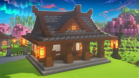 Minecraft Japanese House Tutorial [Japanese Village EP 12] | Minecraft japanese house, Minecraft ...