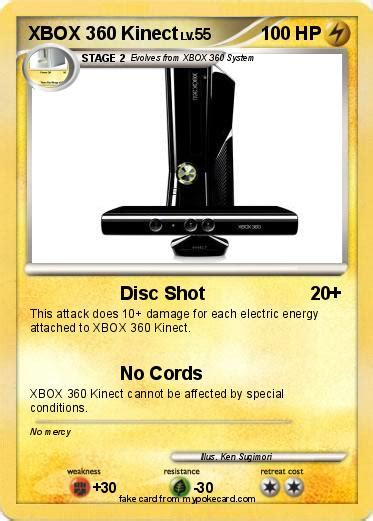 Pokémon XBOX 360 Kinect - Disc Shot - My Pokemon Card