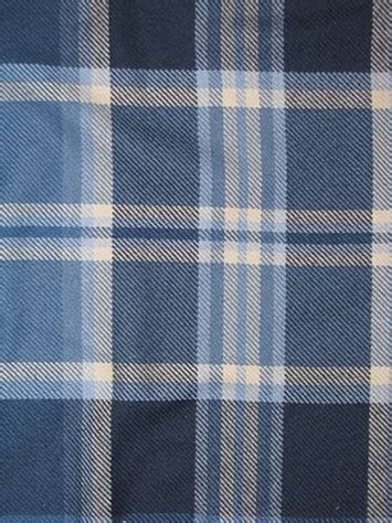 Emerson Midnight Blue Plaid Fabric | P. Kaufmann Fabric