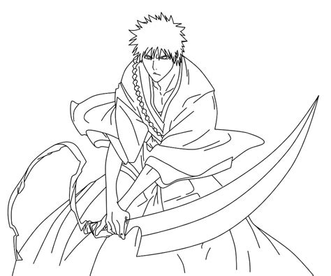 Bleach Kurosaki Ichigo coloring page - Download, Print or Color Online ...