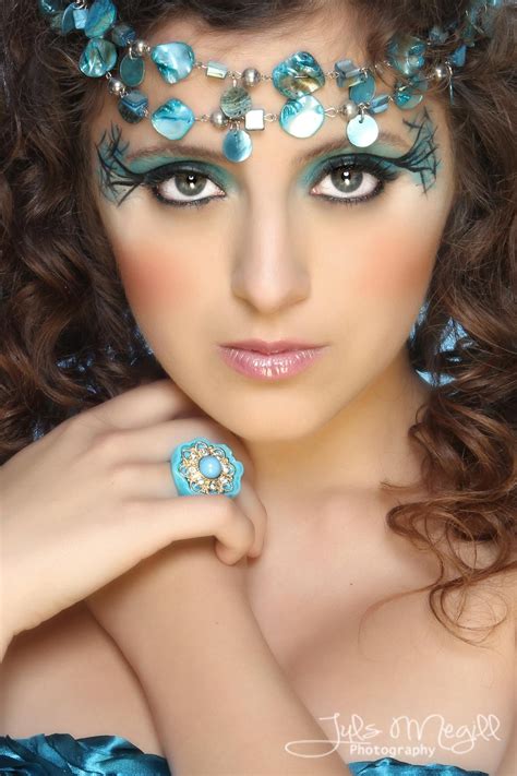 teal goddess...Photog: Julie Megill Model: Rebekah Coster Hair: Hairstylist Leanne Hare Makeup ...