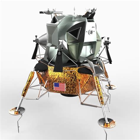 apollo lunar module lander 3d model