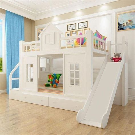 30+ Extraordinary Ideas For Bunk Bed With Slide That Everyone Will Adore - TRENDHMDCR | Bunk bed ...