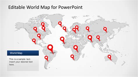 Editable Worldmap for PowerPoint - SlideModel