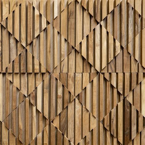 Wooden wall cladding panel - BLEND - Teakwall - indoor / textured / 3D