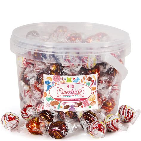 Lindt LINDOR Milk Chocolate Truffles Assorted Flavors - 144pcs Individually Wrapped Milk ...