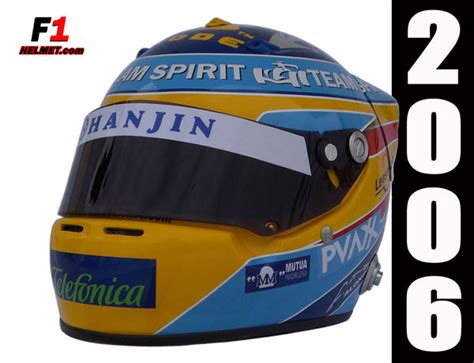 Fernando Alonso 2006 Replica Helmet / Renault F1 - www.F1Helmet.com