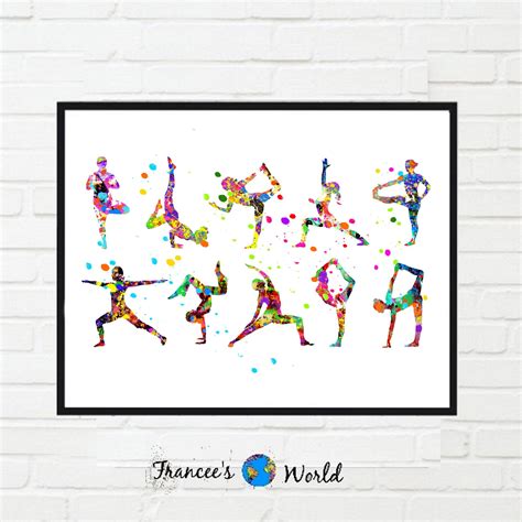 Yoga Print Yoga Printableyoga Studio Art Yoga Gift Yoga - Etsy | Yoga artwork, Yoga wall art ...