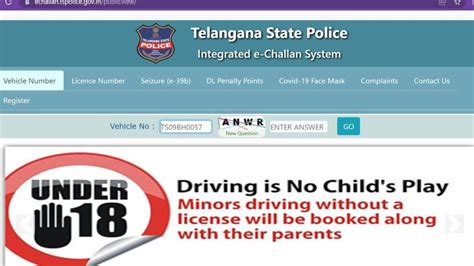 E Challan Hyderabad - How To Pay E Challan in Hyderabad - Spinny