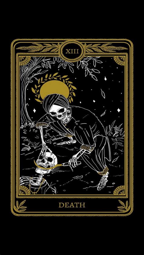 1920x1080px, 1080P free download | Death Tarot Card, black, cards, future, skulls, tarot cards ...