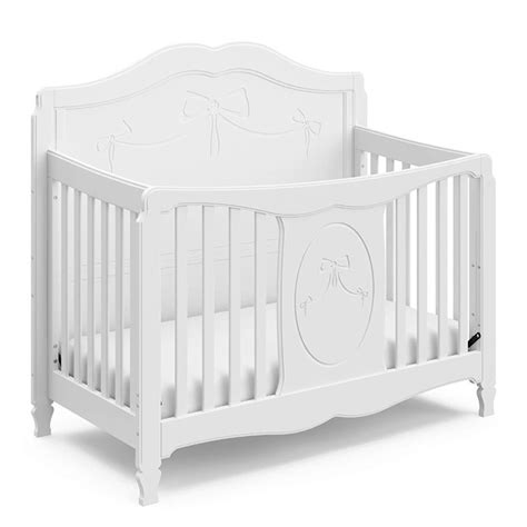 Fixed Side Convertible Crib in White - 04587-151