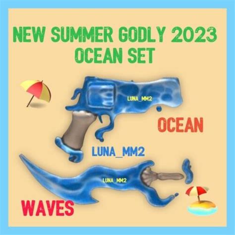 OCEAN SET MM2 🏖️ NEW SUMMER GODLY 2023 🏖️ WAVES ⛱️ OCEAN Luna_mm2 | eBay